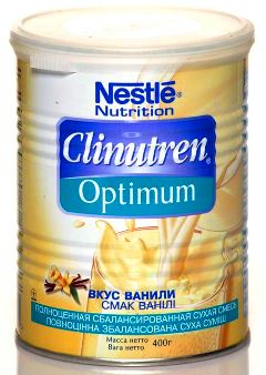 Сухая порошкообразная смесь Клинутрен Оптимум (Clinutren Optimum)
