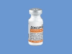 Лиофилизат для приготовления раствора для внутрисосудистого и внутрипузырного введения Доксорубицин