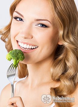 Калорийность брокколи позволяет ее использовать для приготовления полезных овощных супов, тушеных блюд и омлетов