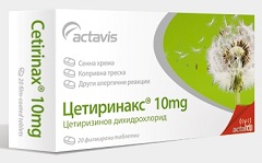 Противоаллергический препарат Цетиринакс
