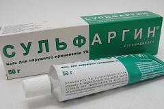 Сульфаргин - наружный сульфонамидный препарат для лечения герпетиформного дерматита Дюринга