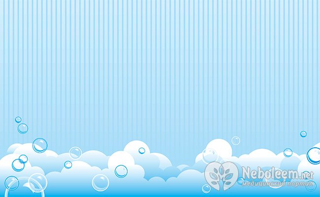 Мильні бульбашки у воді