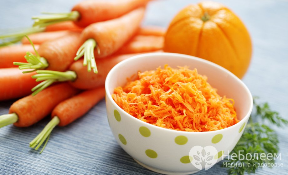 Морковная диета: разрешенные продукты