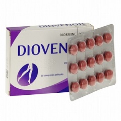 Таблетки, покрытые оболочкой, Диовенор 600