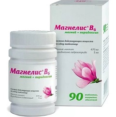 Таблетки, покрытые оболочкой, Магнелис B6