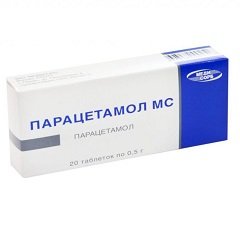 Таблетки Парацетамол МС