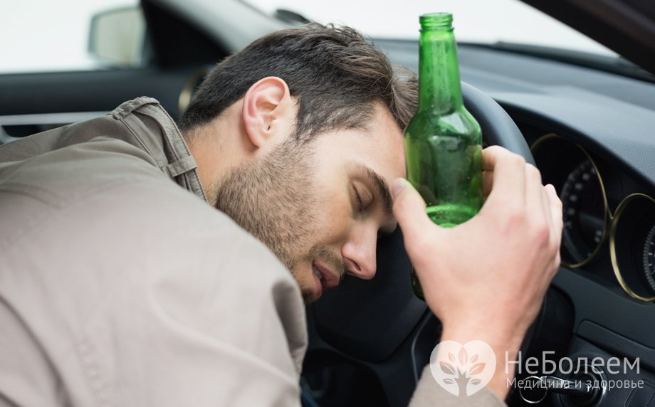 Симптомы алкогольного опьянения
