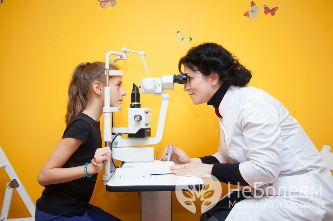 Диагноз астигматизм ставится в ходе офтальмологического обследования ребенка