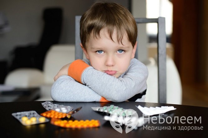 Для лечения гайморита у детей назначают антибиотики в таблетках