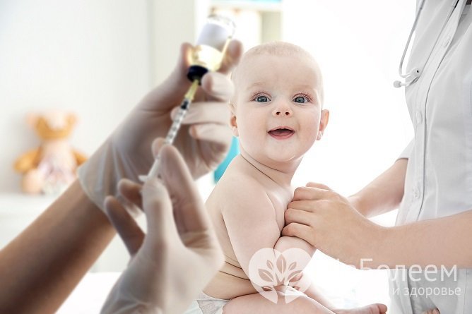 Первая прививка от краснухи детям делается в шесть месяцев 	