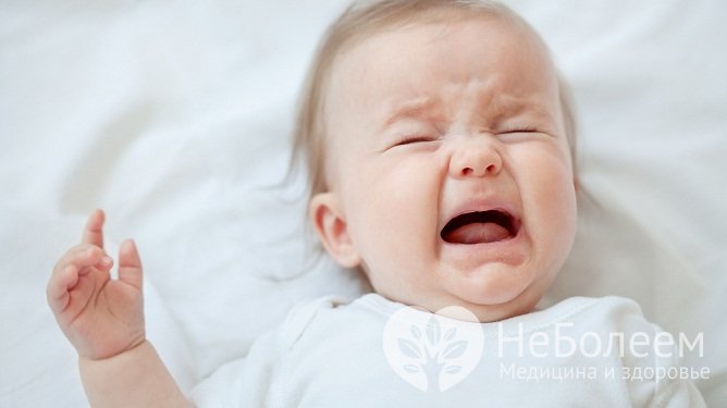 Сильный длительный плачь грудного ребенка – предрасполагающий фактор паховой грыжи