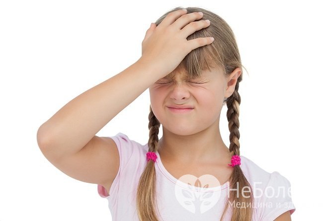Гипертония у ребенка проявляется головной болью
