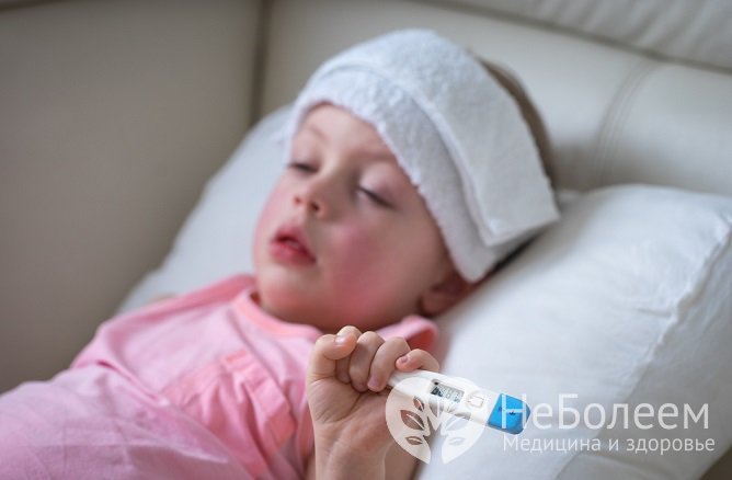 Гайморит у детей может протекать с высокой лихорадкой