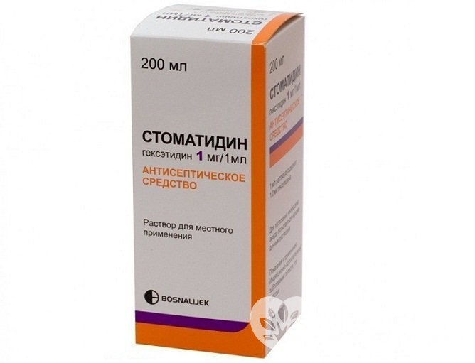Стоматидин применяется для удаления гнойного налета с миндалин
