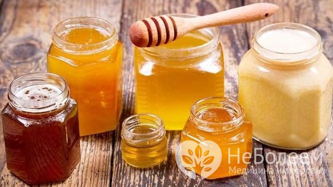 Очень часто для лечения применяют мед