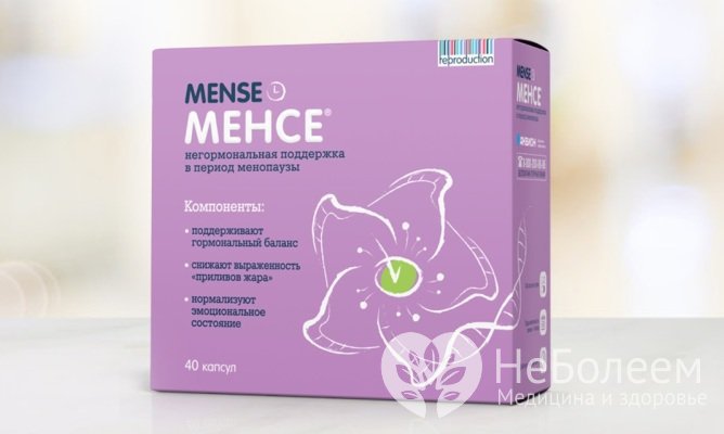 Менсе - препарат, предназначенный для женщин в период менопаузы