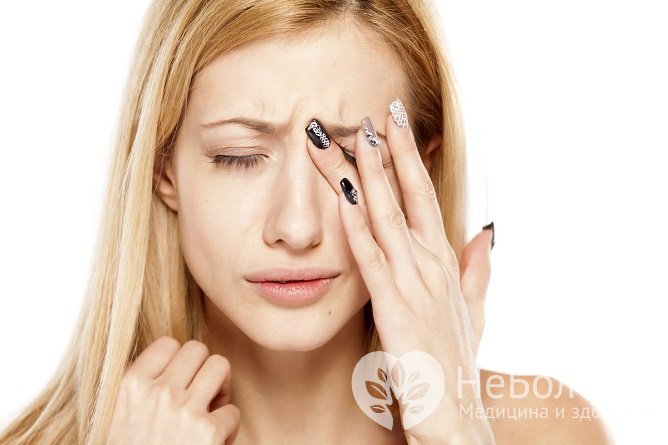 Основной симптом повышенного глазного давления – боль в глазу