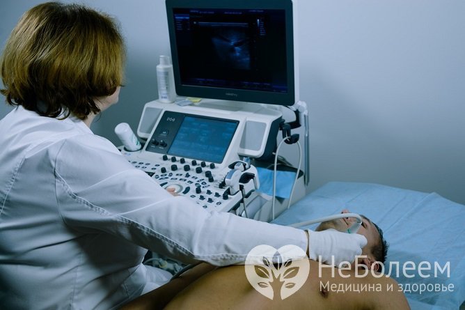 УЗИ сердца, или эхокардиография, позволяют детально изучить коронарный кровоток и зону поражения