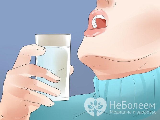 Полоскания помогают облегчить боль в горле и уменьшить выраженность воспаления