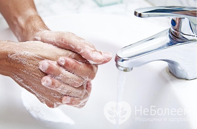 С профилактической целью важно часто мыть руки