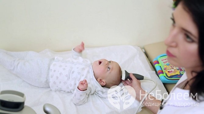 Нейросонография - эффективный метод диагностики черепной гипертензии у младенцев с открытыми родничками