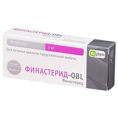 Таблетки, покрытые пленочной оболочкой, Финастерид-OBL
