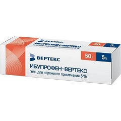 Гель для наружного применения 5% Ибупрофен-ВЕРТЕКС