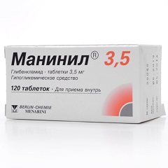 Таблетки Манинил 3,5
