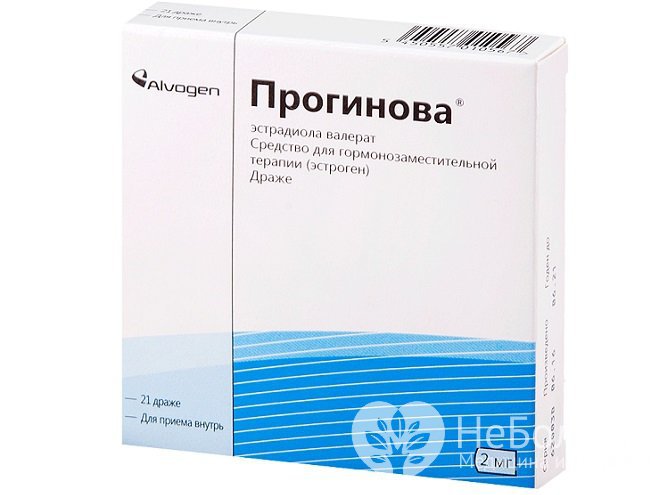 Прогинова - один из препаратов заместительной гормонотерапии при климаксе
