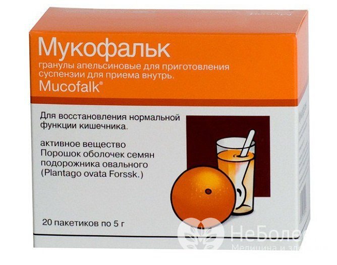 Мукофальк – слабительный препарат из семян подорожника