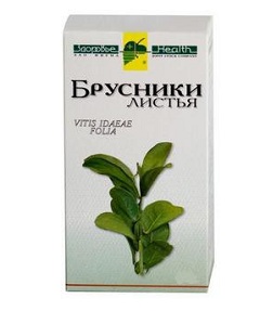 Листья брусники