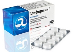 Таблетки Глиформин 0,5 г