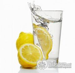 Завтрак лимонной диеты - вода с лимоном для похудения