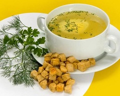 Жидкий овощной суп-пюре - обязательное блюдо питьевой диеты на 7 дней
