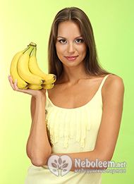 Калорийность банана в 100 граммах - 96 ккал