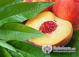 Калорийность персиков - 45 ккал на 100 грамм