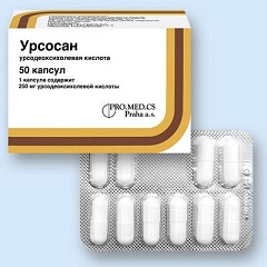 Урсосан - препарат на основе Урсодезоксихолевой кислоты