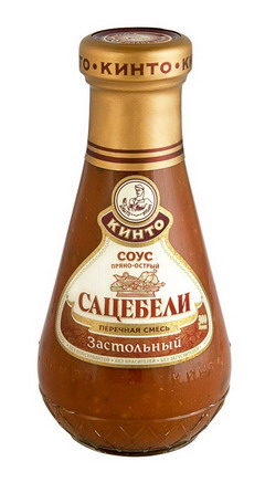 Сацебели в бутылке