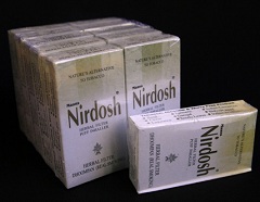 Nirdosh - сигареты без никотина индийской компании