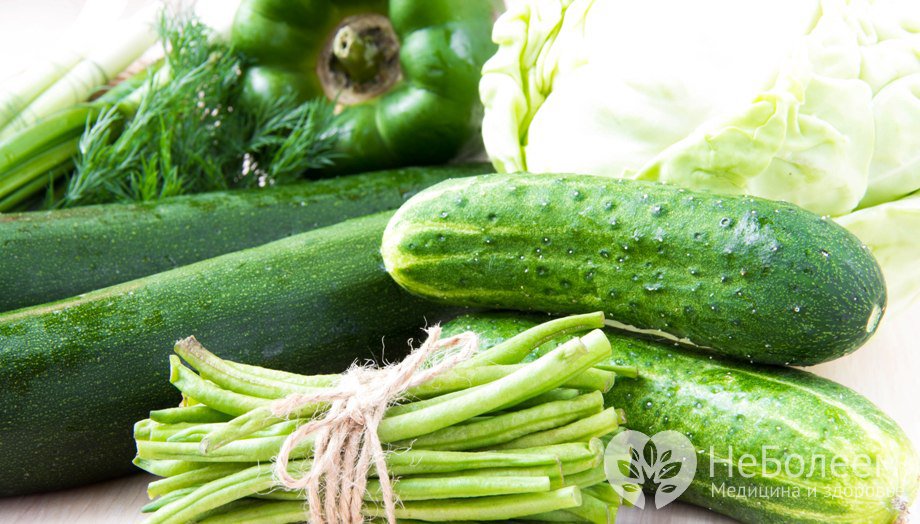 Зеленая диета – низкокалорийная очищающая система питания