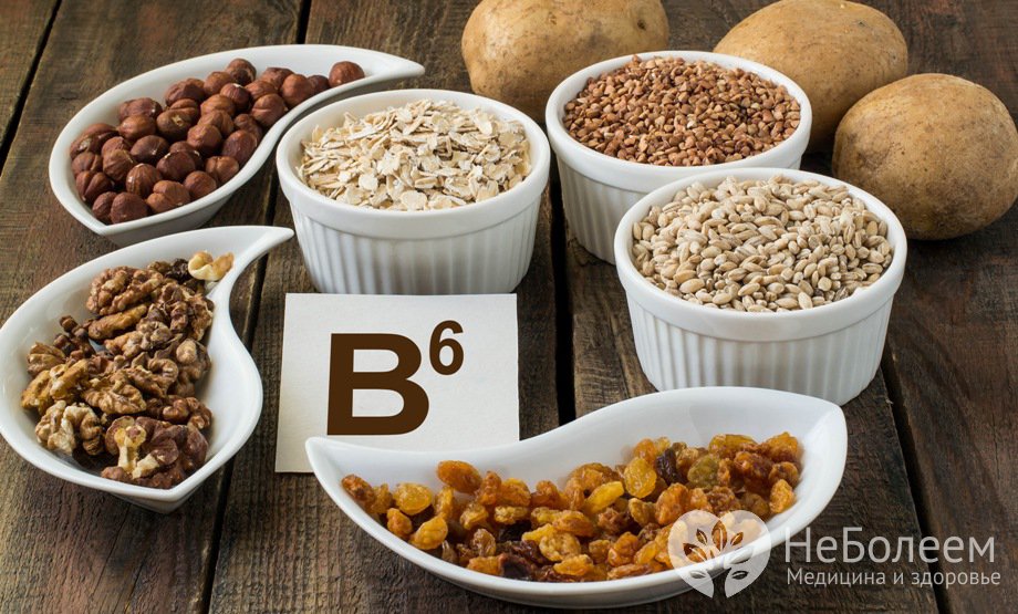 Витамин B6 в продуктах питания
