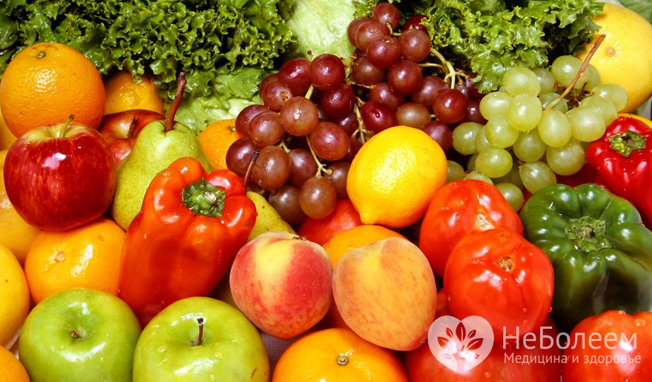Фруктово-овощная диета: правила питания