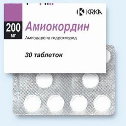 Таблетки Амиокордин