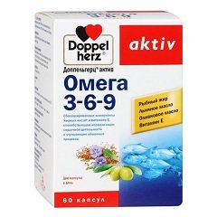 Капсулы Доппельгерц актив Омега 3-6-9