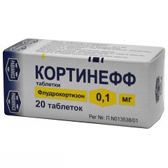 Таблетки Кортинефф