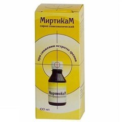 Сироп гомеопатический Миртикам