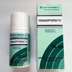 Аэрозоль для наружного применения Полькортолон ТС