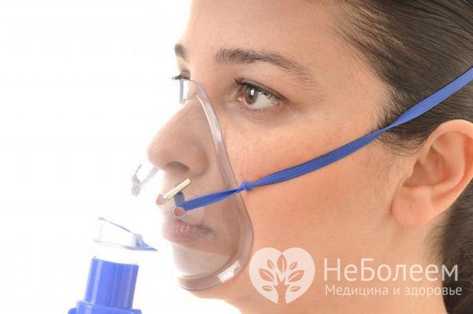 Оксигенотерапия корректирует нарушения газового состава крови при астматическом статусе