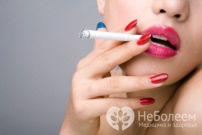 Курение женщины – фактор риска развития кисты желтого тела яичника