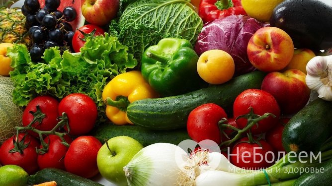 В рацион больных с сердечной недостаточностью должны входить свежие овощи и фрукты